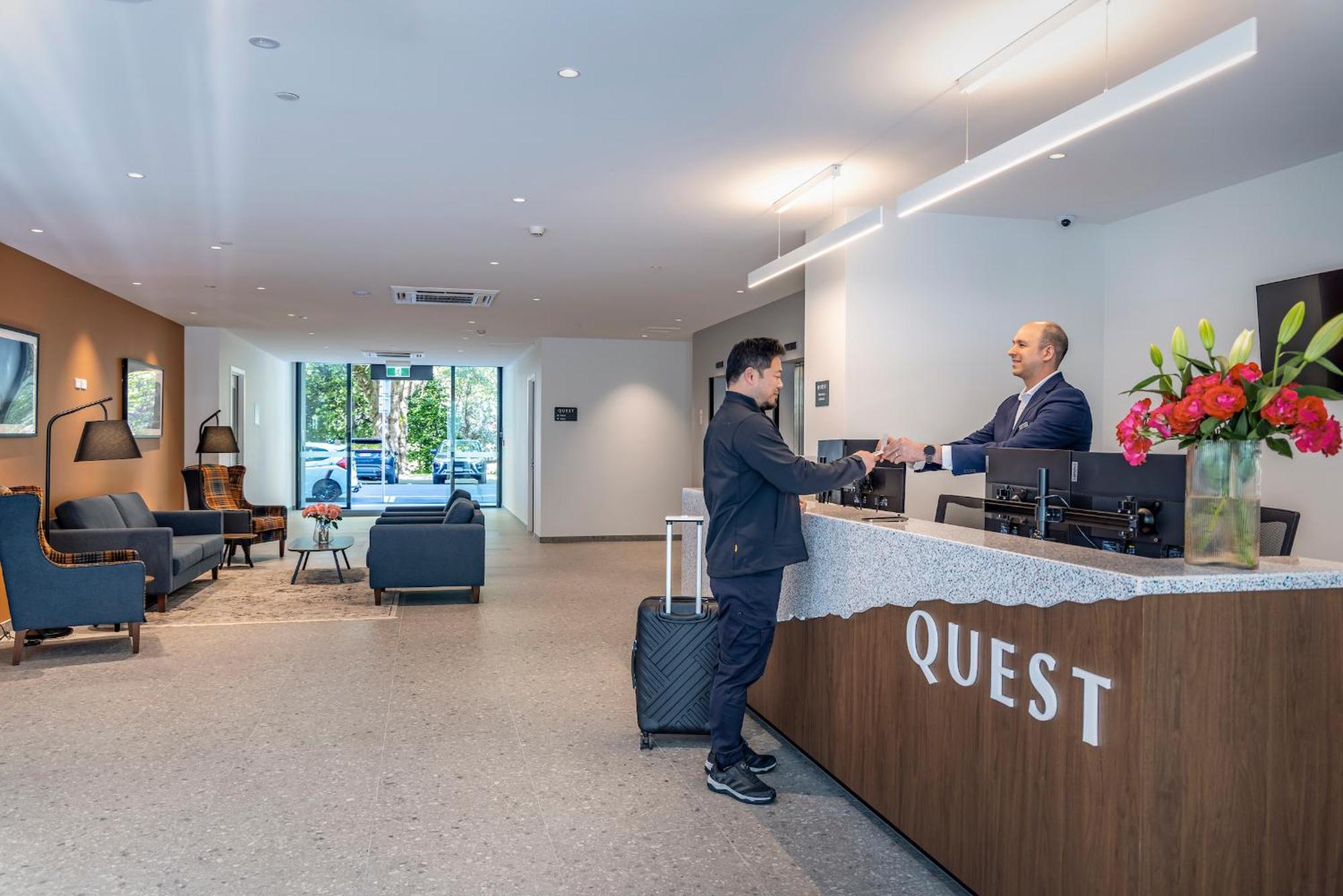 크라이스트처치 Quest On Cambridge 아파트 외부 사진